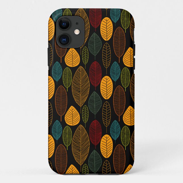 Coques Case-Mate iPhone Motif feuille - Couleurs (Dos)