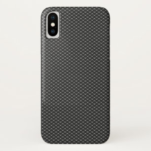 Coque Case-Mate Pour iPhone Motif fin en métal argenté