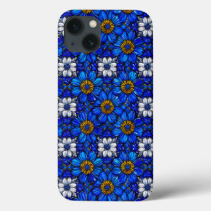 Case-Mate iPhone Case Motif Fleur Bleue Vintage Botanique Intemporel
