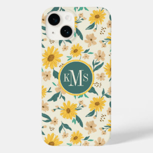 Coque Pour iPhone 14 Motif Fleur de marguerite jaune