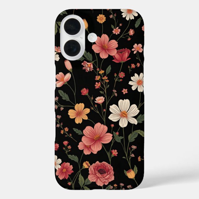 Coques Case-Mate iPhone motif fleur sauvage (Verso)