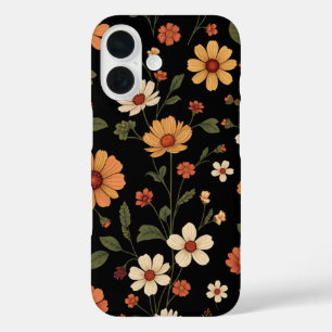 Coques iPhone 16 motif fleur sauvage
