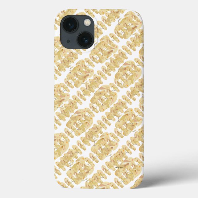 Coques Case-Mate iPhone Motif Flop Mini Jaune (Verso)