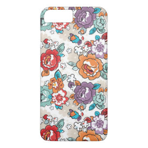 Coque iPhone 7 Plus Motif floral 5 d'élégance abstraite