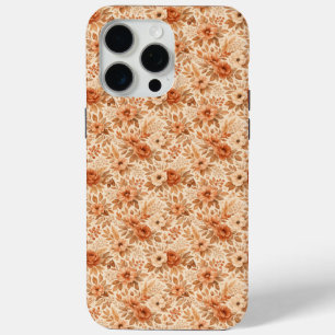 Coque iPhone 15 Pro Max Motif floral automnal cosy