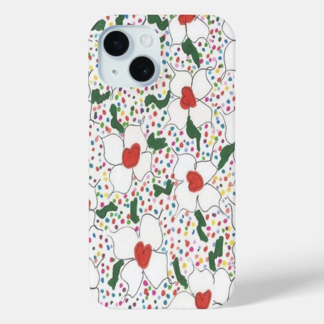 Coques Case-Mate iPhone Motif floral classique (Verso)