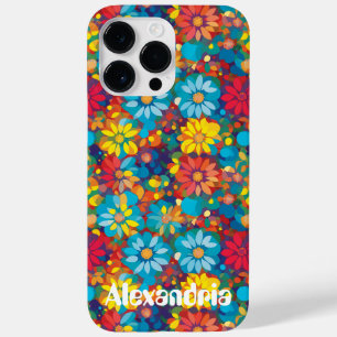 Coque Pour Pour iPhone 14 Pro Max Motif floral contemporain audacieux Marguerites vi