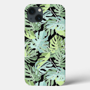 iPhone 13 Coque Motif floral de jungle