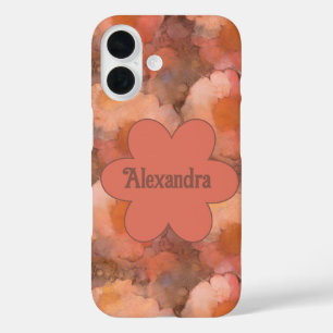 Coques iPhone 16 Motif floral de marguerite à l'aquarelle rustique