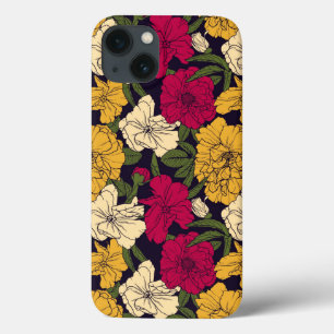 iPhone 13 Coque Motif floral élégant