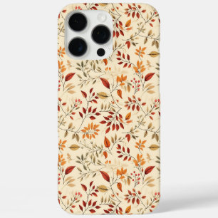 Coques iPhone 16 Pro Max Motif floral élégant d'automne