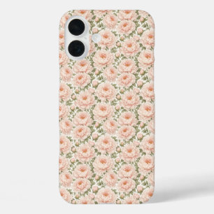 Coques iPhone 16 Plus Motif floral élégant de pivoine