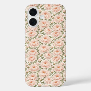 Coques iPhone 16 Motif floral élégant de pivoine