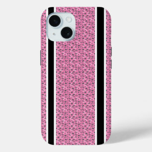 Coque Pour iPhone 15 Motif Floral Élégant Rustique