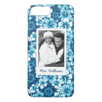 Motif floral fait sur commande de ketmie de photo