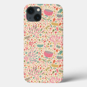 Etui iPhone 13 Motif floral lumineux