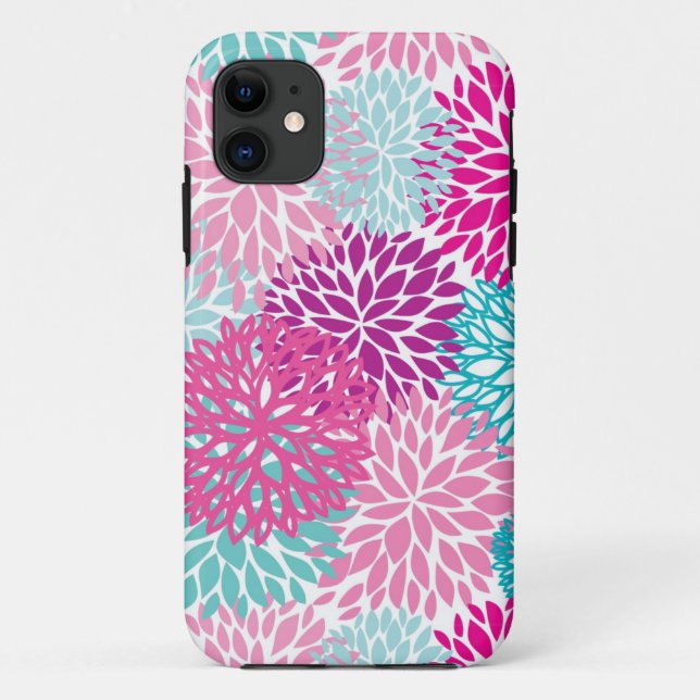Coques Case-Mate iPhone Motif floral lumineux 2 (Dos)