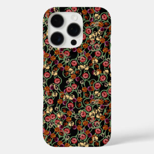 Coques iPhone 16 Pro Motif floral lumineux avec feuillage vert