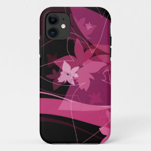 Coques Pour iPhone Motif floral magenta
