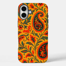 Coques iPhone 16 Plus Motif floral Paisley élégant