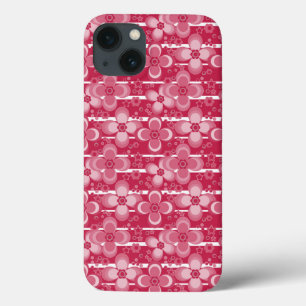 Case-Mate iPhone Case Motif floral rouge et blanc