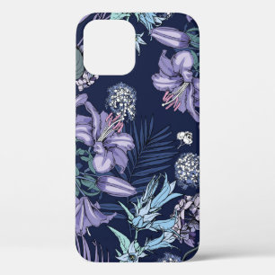 Case-Mate iPhone Case Motif floral sans soudure. Il y a Lily, Hydrangea