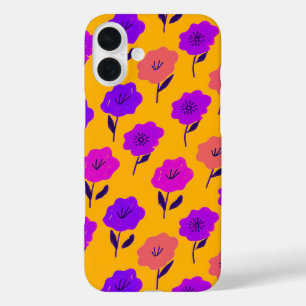 Coques iPhone 16 Plus Motif floral vibrant