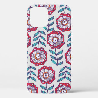 Case-Mate iPhone Case Motif fluide floral, texture sans fin avec flux
