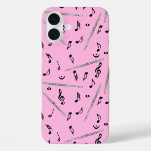 Coques iPhone 16 Plus Motif Flute Music Note