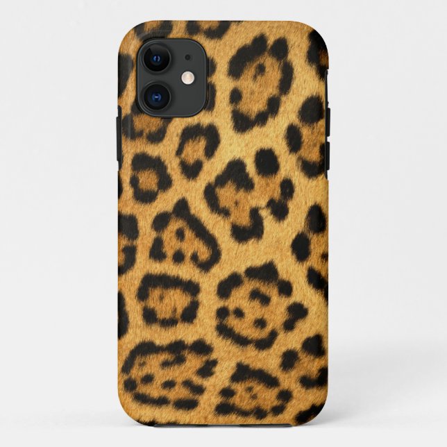 Coques Case-Mate iPhone Motif frais d'empreinte de léopard (Dos)