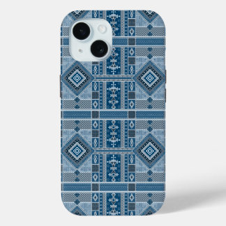Coque Pour iPhone 15 Motif Fulani Mali - Conception Tribal Africaine
