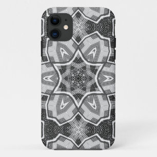 Case-Mate iPhone Case Motif géométrique ajouré noir et blanc