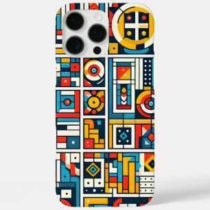 Coques iPhone 16 Pro Max Motif Géométrique Coloré Esthétique