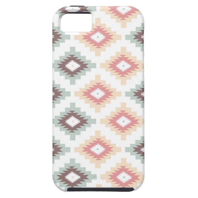 Coques Case-Mate iPhone Motif géométrique dans le style aztèque (Dos)