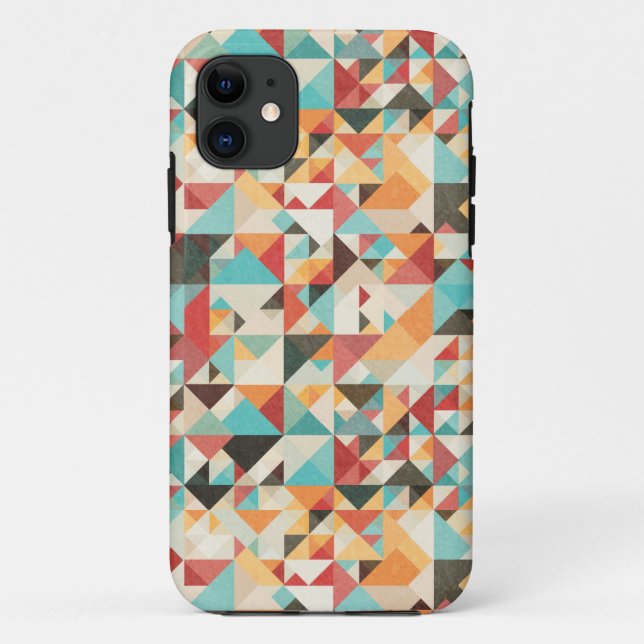 Coques Case-Mate iPhone Motif géométrique de la Terre (Dos)