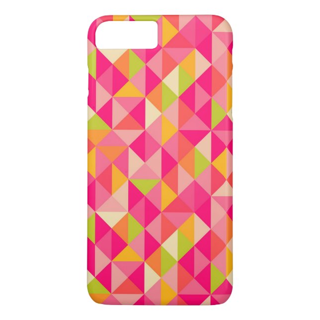 Coques Case-Mate iPhone Motif géométrique de triangles (Dos)