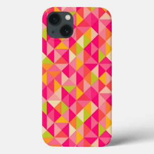 Etui iPhone 13 Motif géométrique de triangles