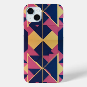 Coque iPhone 15 Mini Motif géométrique en gras - Apple iPhone 15 Plus C