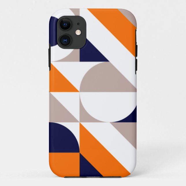 Coques Case-Mate iPhone Motif géométrique inspiré du Bauhaus (Dos)