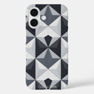 Coques iPhone 16 Motif géométrique moderne - élégant et élégant