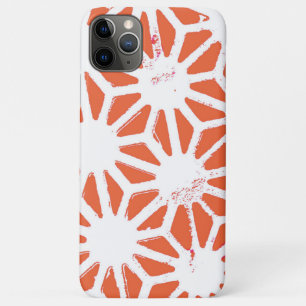 Case-Mate iPhone Case Motif géométrique orange et blanc