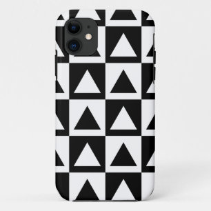 Case-Mate iPhone Case Motif géométrique triangle noir et blanc