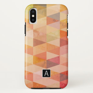 Coque Case-Mate Pour iPhone Motif géométrique Triangle souple Monogramme