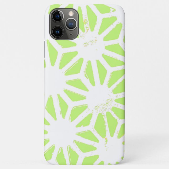 Coques Case-Mate iPhone Motif géométrique vert cime (Dos)