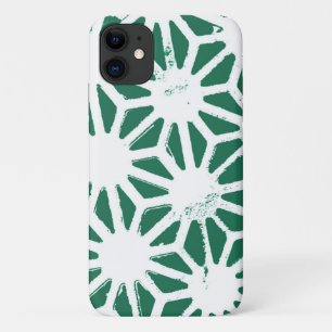 Case-Mate iPhone Case motif géométrique vert et blanc
