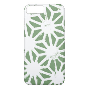 Case-Mate iPhone Case Motif géométrique vert et blanc olive