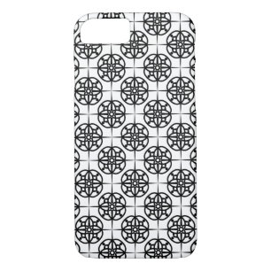 Coque iPhone 8/7 Motif géométrique Vibe rétro classique