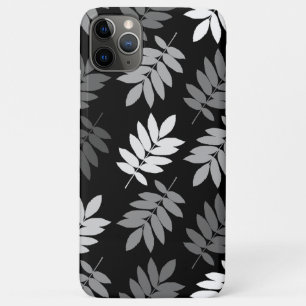 Case-Mate iPhone Case Motif Grande Feuille Elder Noir Blanc Gris