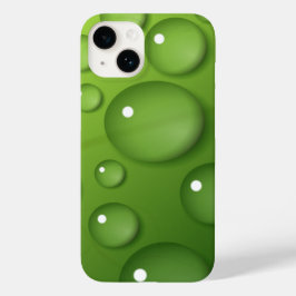 Coque Pour iPhone 14 Motif Green Raindrop