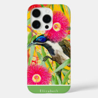 Motif Honeyeater à visage bleu